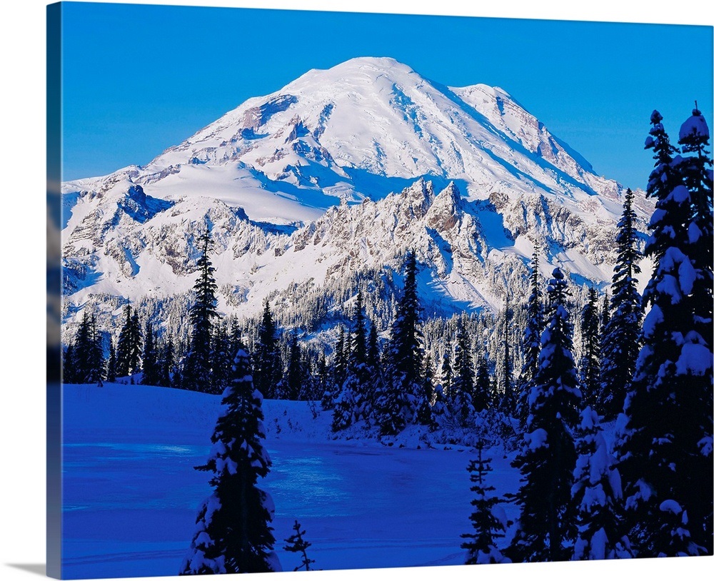 United States, Washington State, Mt. Rainier Wall Art, Canvas Prints
