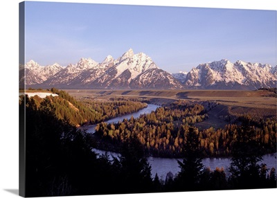 United States, Wyoming, Grand Teton National Park, Snake River overlook