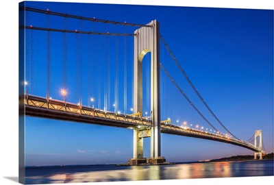 Usa, New York City, Brooklyn, Verrazano-Narrows Bridge