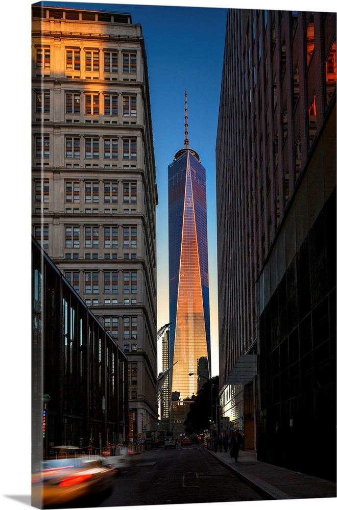 USA, New York City, Manhattan, Lower Manhattan, One World Trade Center, Freedom Tower, Former Freedom Tower, now One World...