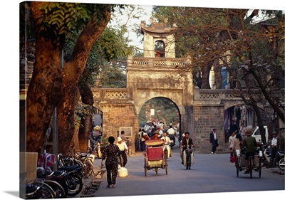 Vietnam, North region, Hanoi, O'Quan Chuong Gate