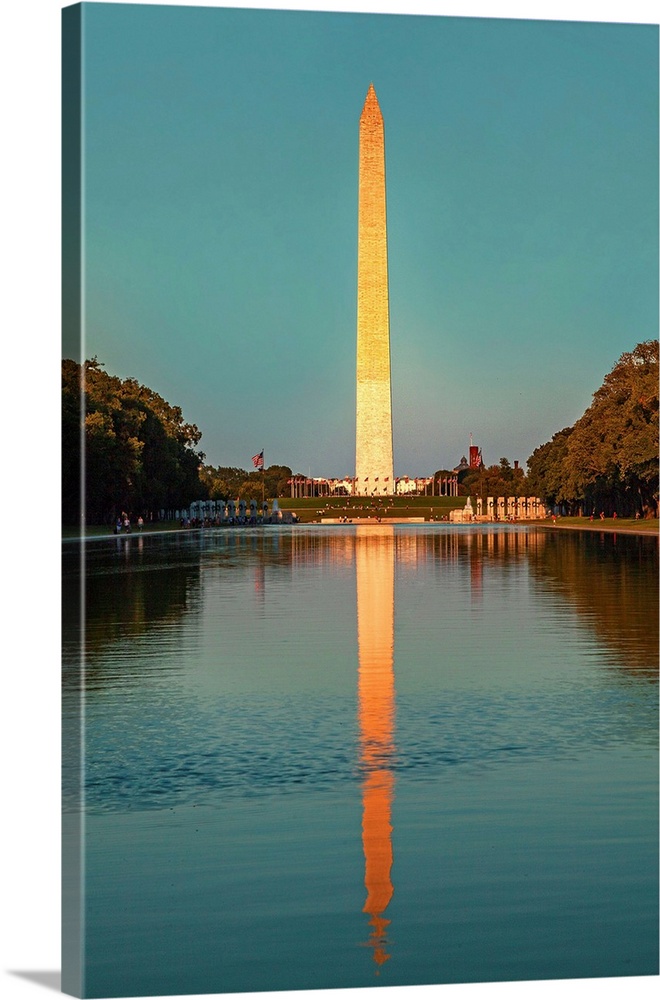 Washington DC, Washington Monument, The Obelisk and The Pool.