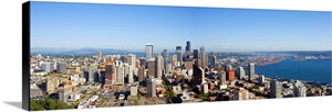 Washington, Seattle, Seattle Center, view from the Space Needle image thumbnail