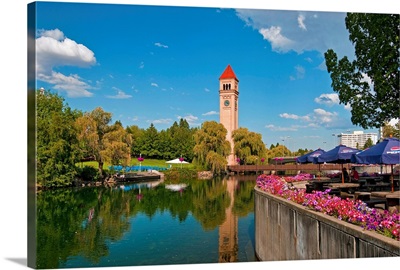 Washington, Spokane, Riverfront Park, Great Northern Clock Tower