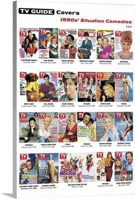 1990s' Situation Comedies #3 of 3, TV Guide Covers Poster, 2020
