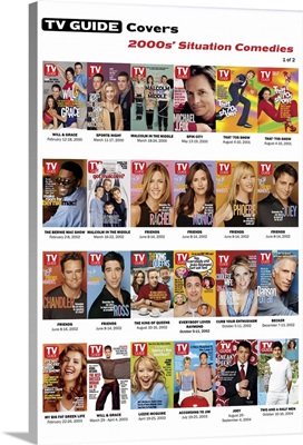 2000s' Situation Comedies #1 of 2, TV Guide Covers Poster, 2020