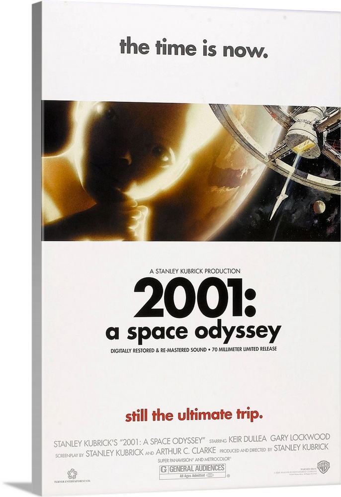 2001: A SPACE ODYSSEY, 2000 US re-release poster, 1968.