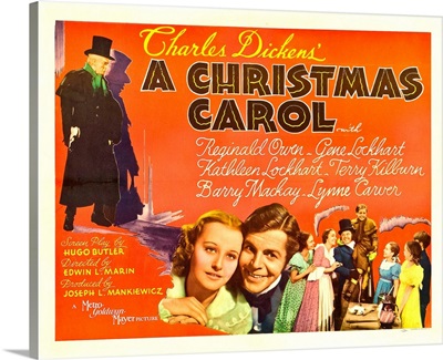 A Christmas Carol - Vintage Movie Poster