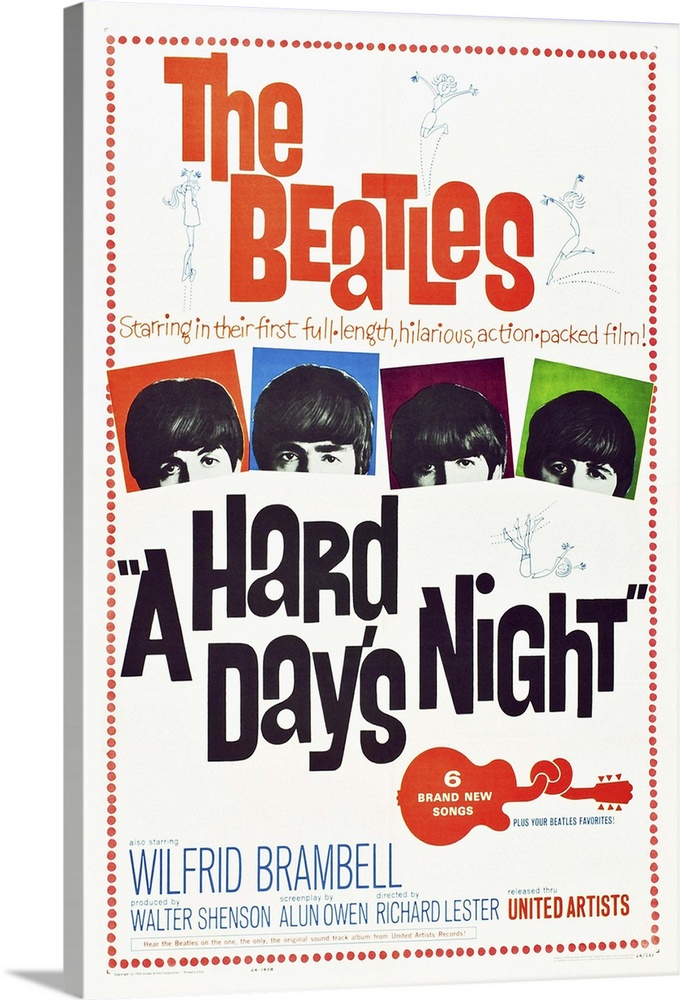 A Hard Day's Night, The Beatles, 1964.