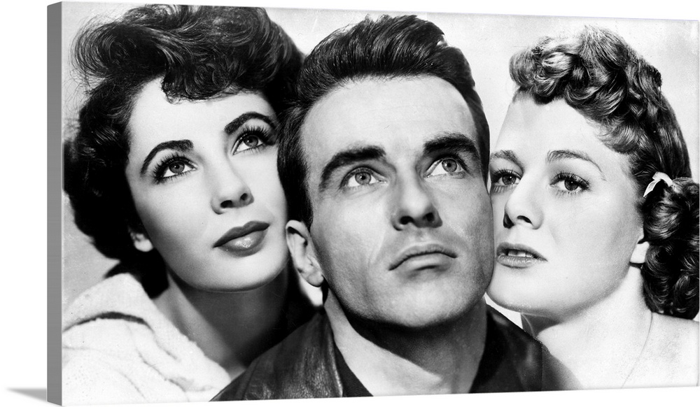 A PLACE IN THE SUN, Elizabeth Taylor, Montgomery Clift, Shelley Winters, 1951.