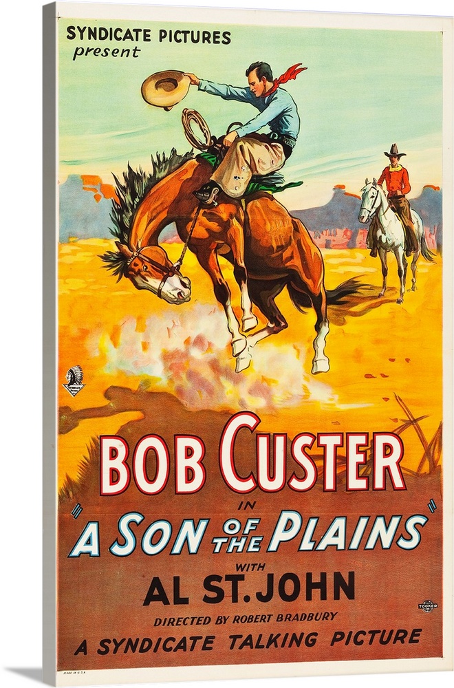 A Son Of The Plains - Vintage Movie Poster