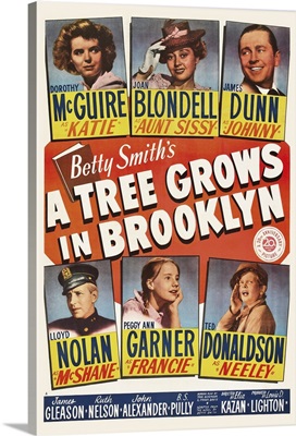 A Tree Grows in Brooklyn - Vintage Movie Poster