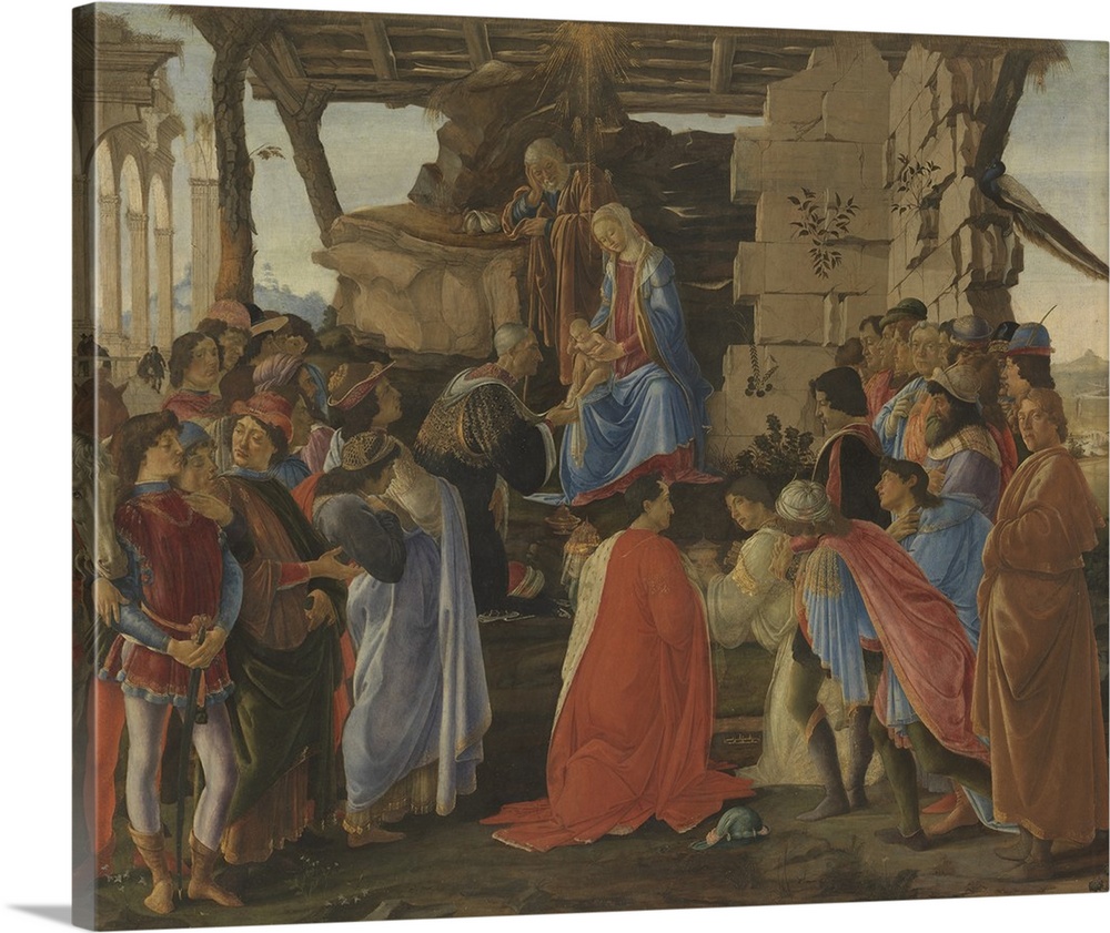 Adoration of the Magi, by Filipepi Sandro Known as Botticelli, 15th Century, 1475, tempera on panel, cm 111 x 134 - Italy,...