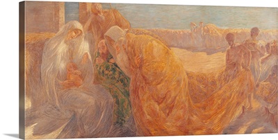 Adoration of the Magi, by Gaetano Previati, 1892. Brera Gallery, Milan, Italy