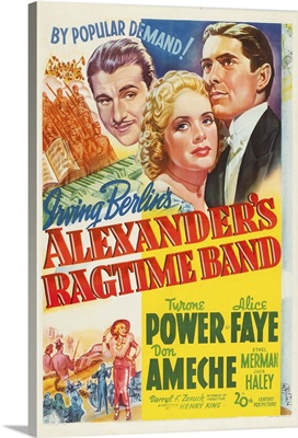 Alexander's Ragtime Band - Vintage Movie Poster