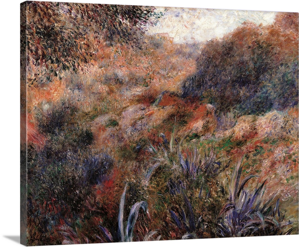 Algerian Landscape, the Ravine of the Wild Woman, by Pierre-Auguste Renoir, 1881 about, 19th Century, oil on canvas, cm 65...