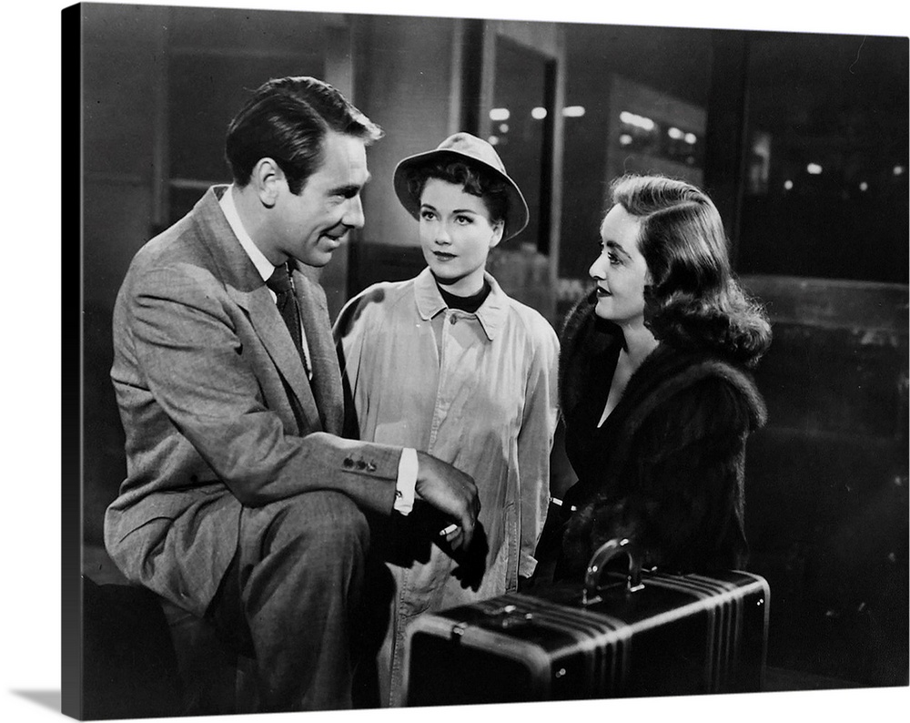 ALL ABOUT EVE, from left: Gary Merrill, Anne Baxter, Bette Davis, 1950.