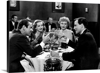All About Eve, Gary Merrill, Bette Davis, Celeste Holm, Hugh Marlowe, 1950