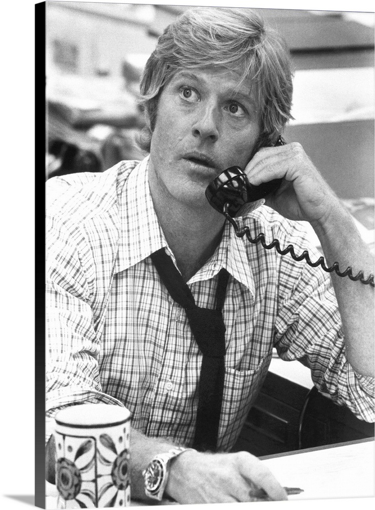 Tableau Toile Décorative Robert Redford - 30x50cm Sans Cadre - Impression Jet D'encre Haute Qualité, Pour Chambre, Salon