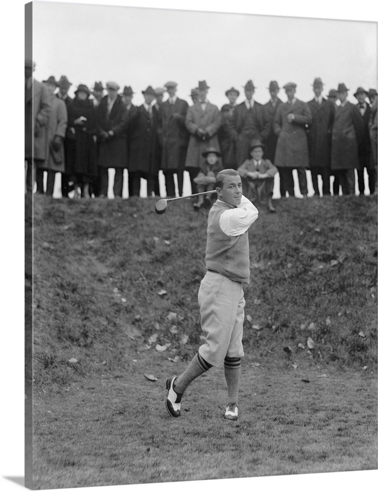 American professional golfer Gene Sarazen, Dec. 9, 1922. 1922 was his break-out year when he won the U.S. Open and PGA Cha...