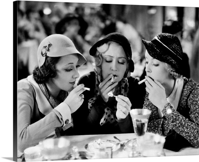 Ann Dvorak, Joan Blondell, and Bette Davis in Three On A Match - Movie Still