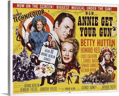 Annie Get Your Gun - Vintage Movie Poster, 1950