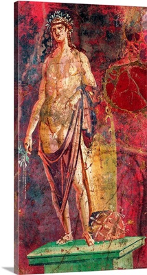 Apollo. Ancient Roman Fresco, c. 50-99 BC. From Insula Occidentalis, Pompeii