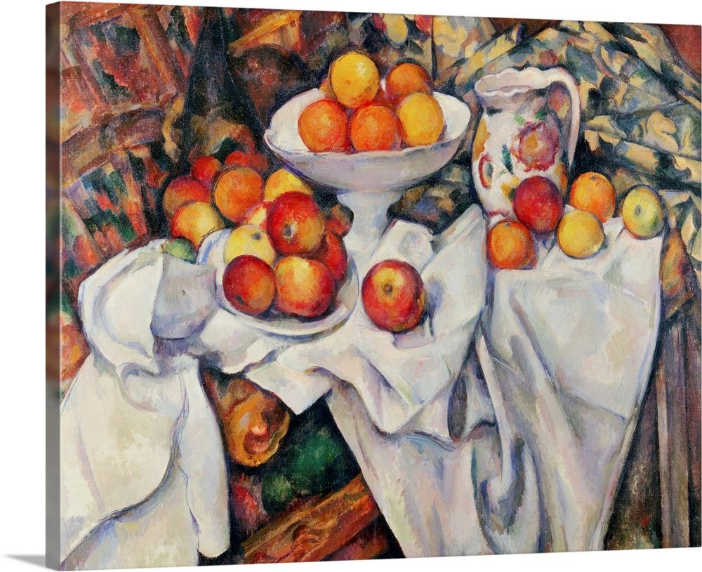 1401 , Paul Cezanne (1839-1906), French School. Apples and Oranges. Circa 1899. Oil on canvas.