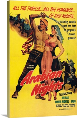 Arabian Nights, Poster Art, 1942