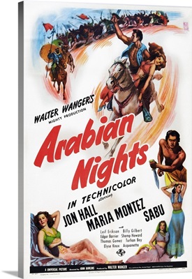 Arabian Nights, US Poster Art, 1942