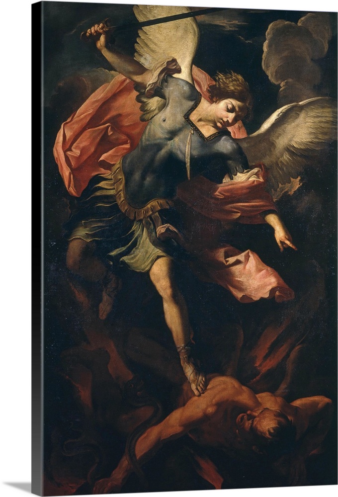 Archangel Michael Defeating Lucifer, By Panfilo Nuvolone
