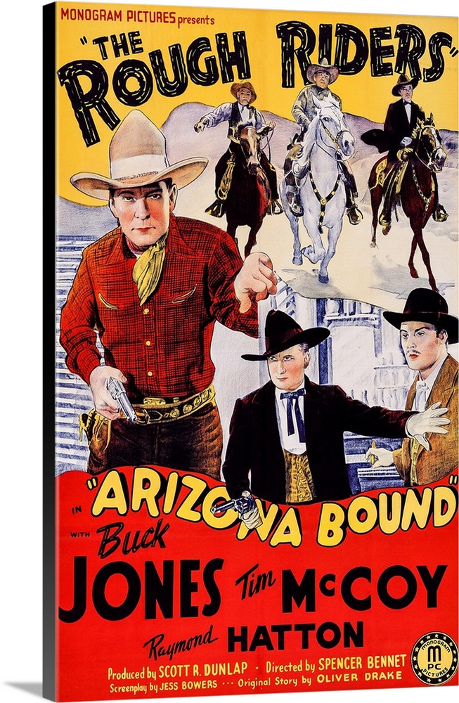 Arizona Bound, L-R: Buck Jones, Tim Mccoy, Raymond Hatton, 1941.