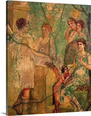 Artemis And Calisto. Ancient Roman Fresco, c.45-79. Casa Di Cornelius Diadumenus, Pompei