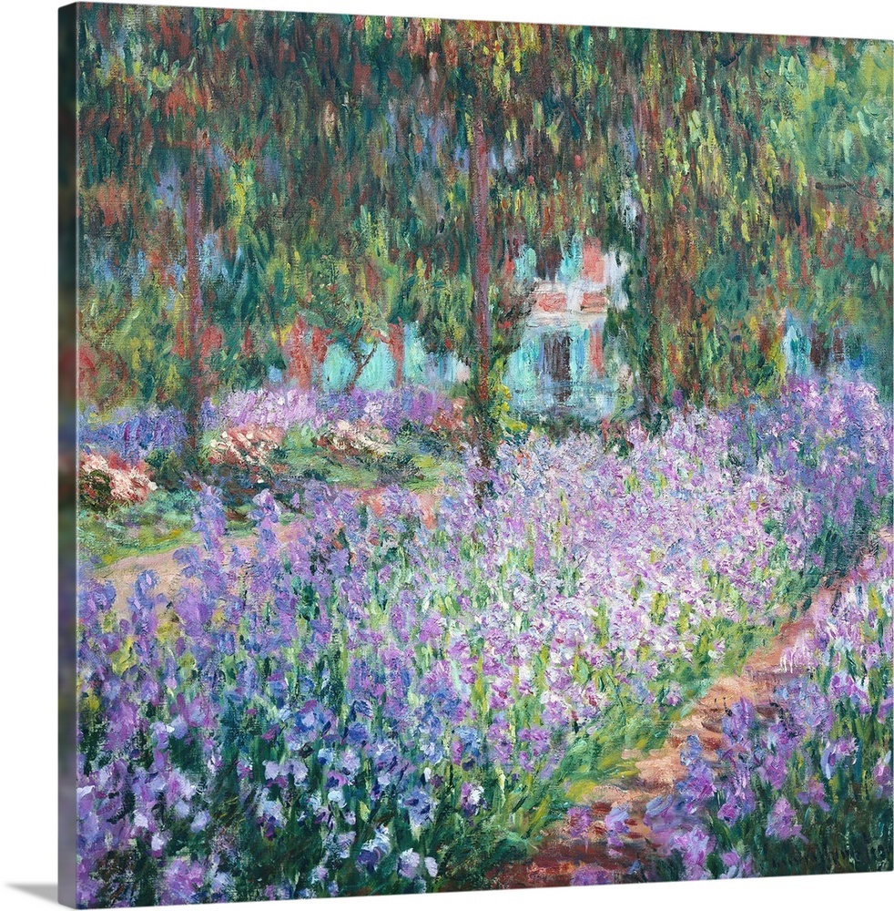 Artist's Garden at Giverny, 1900 Wall Art, Canvas Prints, Framed Prints ...