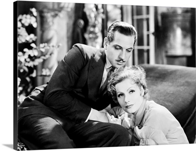 As You Desire Me, From Left, Melvyn Douglas, Greta Garbo, 1932