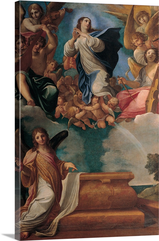 Carracci Ludovico, Assumption of the Virgin, 1606 - 1607, 17th Century, oil on canvas, Italy, Emilia Romagna, Modena, Este...