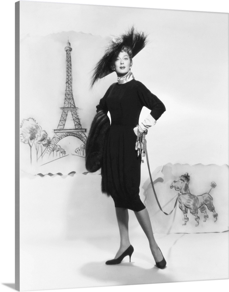 Auntie Mame, Rosalind Russell - Vintage Publicity Photo, 1958 Wall Art ...