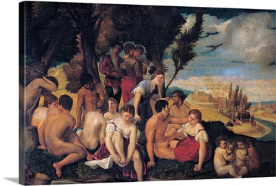 Bacchanal, by Dosso Dossi, 1500-1520. Castel Sant'Angelo National Museum, Rome, Italy