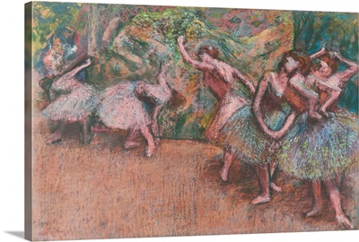 Ballet Scene, by Edgar Degas, 1907