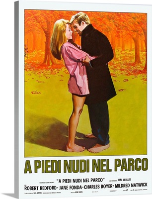 Barefoot In The Park, Italian Poster Art, 1967