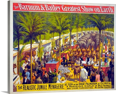 Barnum and Bailey Circus - Vintage Poster