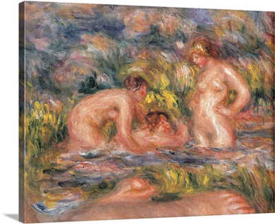 Bathers, by Pierre-Auguste Renoir, ca. 1918-1919