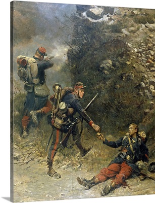 Battle of Champigny, the Bottom of the Cartridge Pouch, By Edouard Detaille, 1882