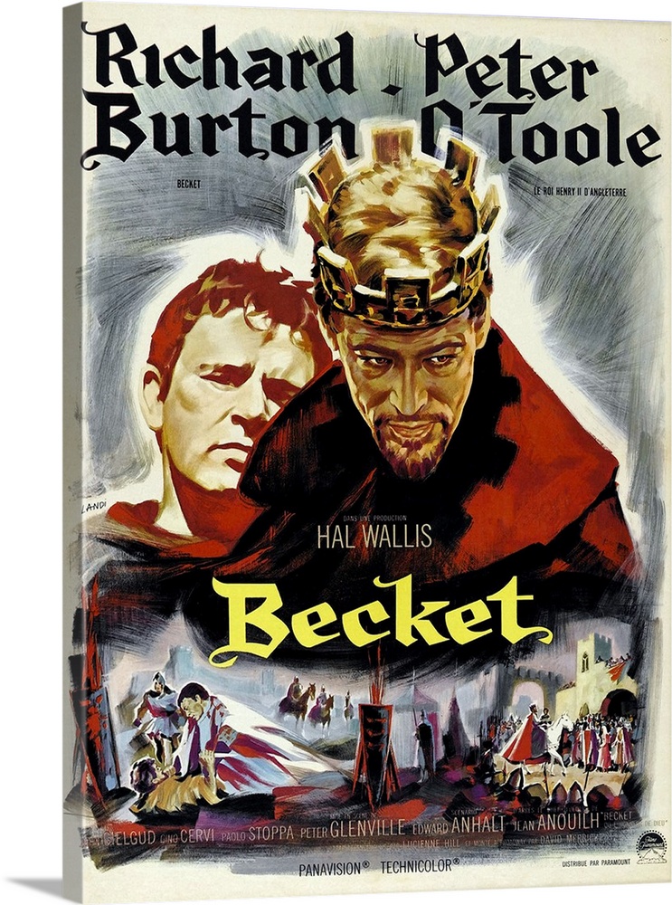 Becket, From Left, Richard Burton, Peter O'Toole, 1964.