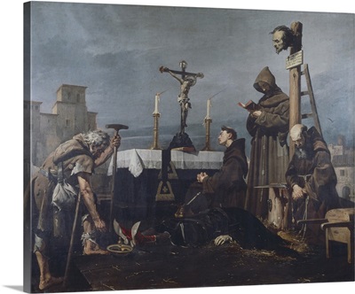 Beheading of Don Alvaro in the Plaza Mayor of Valladolid on June 3, 1453