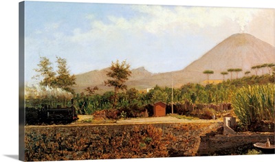 Below Vesuvius Early in the Morning, Gioacchino Toma, 1882