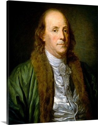 Benjamin Franklin, copy of 1777 painting by Jean-Baptiste Greuze