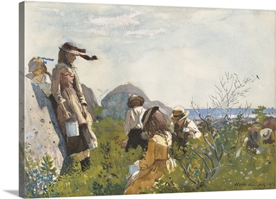Berry Pickers, by Winslow Homer, 1873, American painting