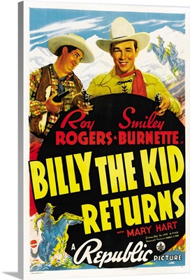 Billy the Kid Returns - Vintage Movie Poster