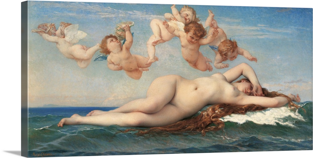 The Birth of Venus, by Unknown Artist, 1863, 19th Century, oil on canvas, - France, Ile de France, Paris, Muse dOrsay. All...